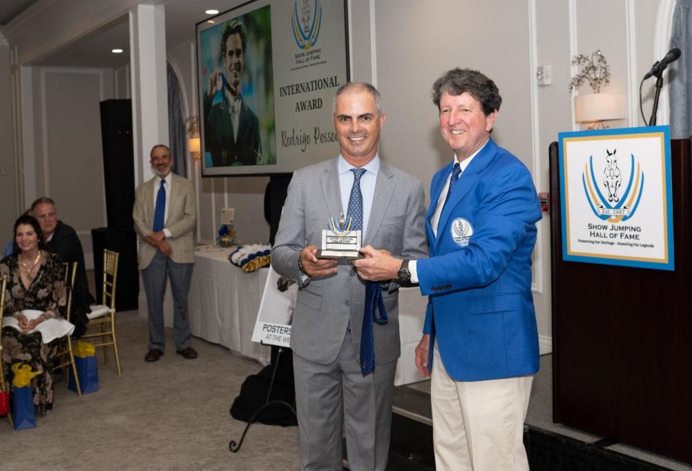 Rodrigo Pessoa é Homenageado com Prêmio Internacional em Jantar de Indução ao Hall da Fama