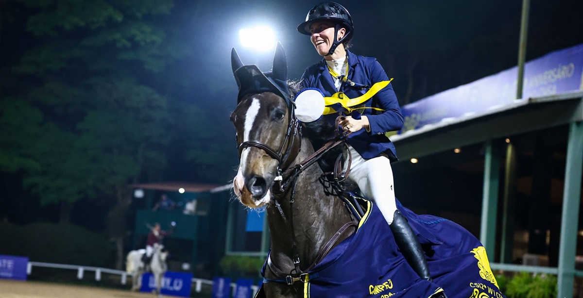 Stephanie Macieira Vence Seu Primeiro Grande Prêmio Internacional no 89º Aniversário do Clube Hípico de Santo Amaro